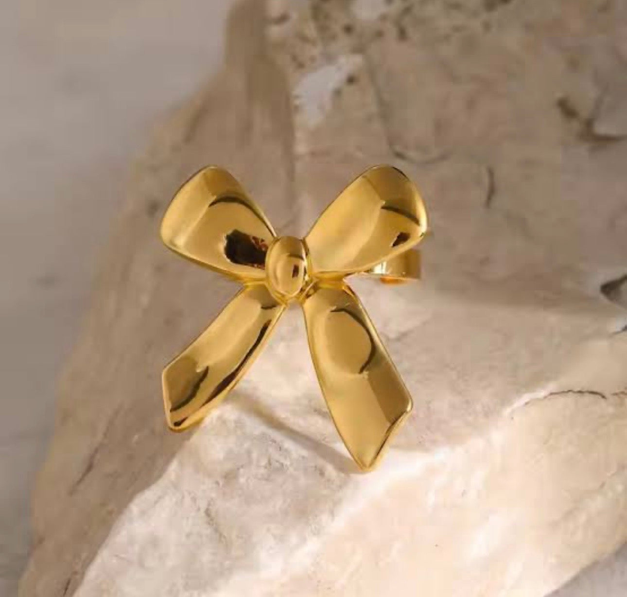 Bow Stainless Steel Ring